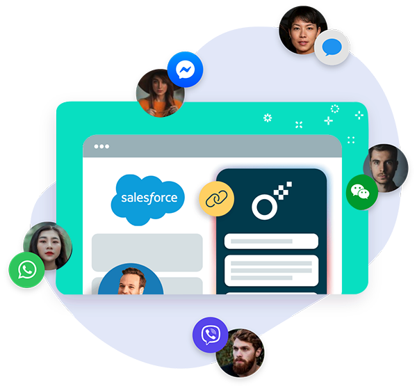 Salesforce Social Media Messaging Tool Integrated-Social-Media